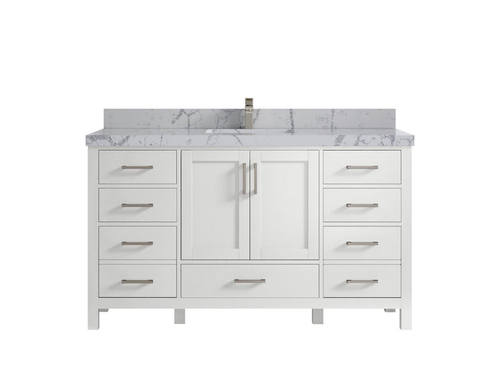 Malibu 60 in. W x 22 in. D Single Sink Bathroom Vanity - photo 39