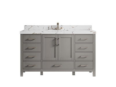Malibu 60 in. W x 22 in. D Single Sink Bathroom Vanity - Willow Bath and Vanity