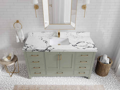 Malibu 60 in. W x 22 in. D Single Sink Bathroom Vanity - photo 37