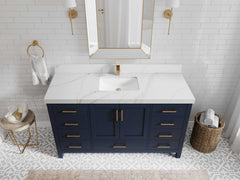 Malibu 60 in. W x 22 in. D Single Sink Bathroom Vanity - photo 22