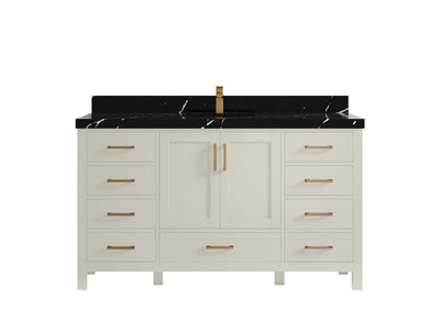 Malibu 60 in. W x 22 in. D Single Sink Bathroom Vanity - Willow Bath and Vanity