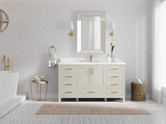 Malibu 60 in. W x 22 in. D Single Sink Bathroom Vanity - photo 4