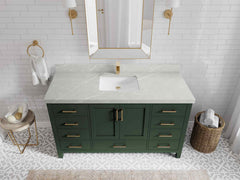 Malibu 60 in. W x 22 in. D Single Sink Bathroom Vanity - photo 32