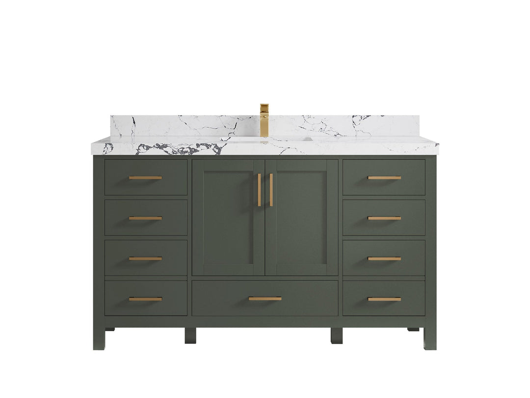 Malibu 60 in. W x 22 in. D Single Sink Bathroom Vanity - Willow Bath and Vanity