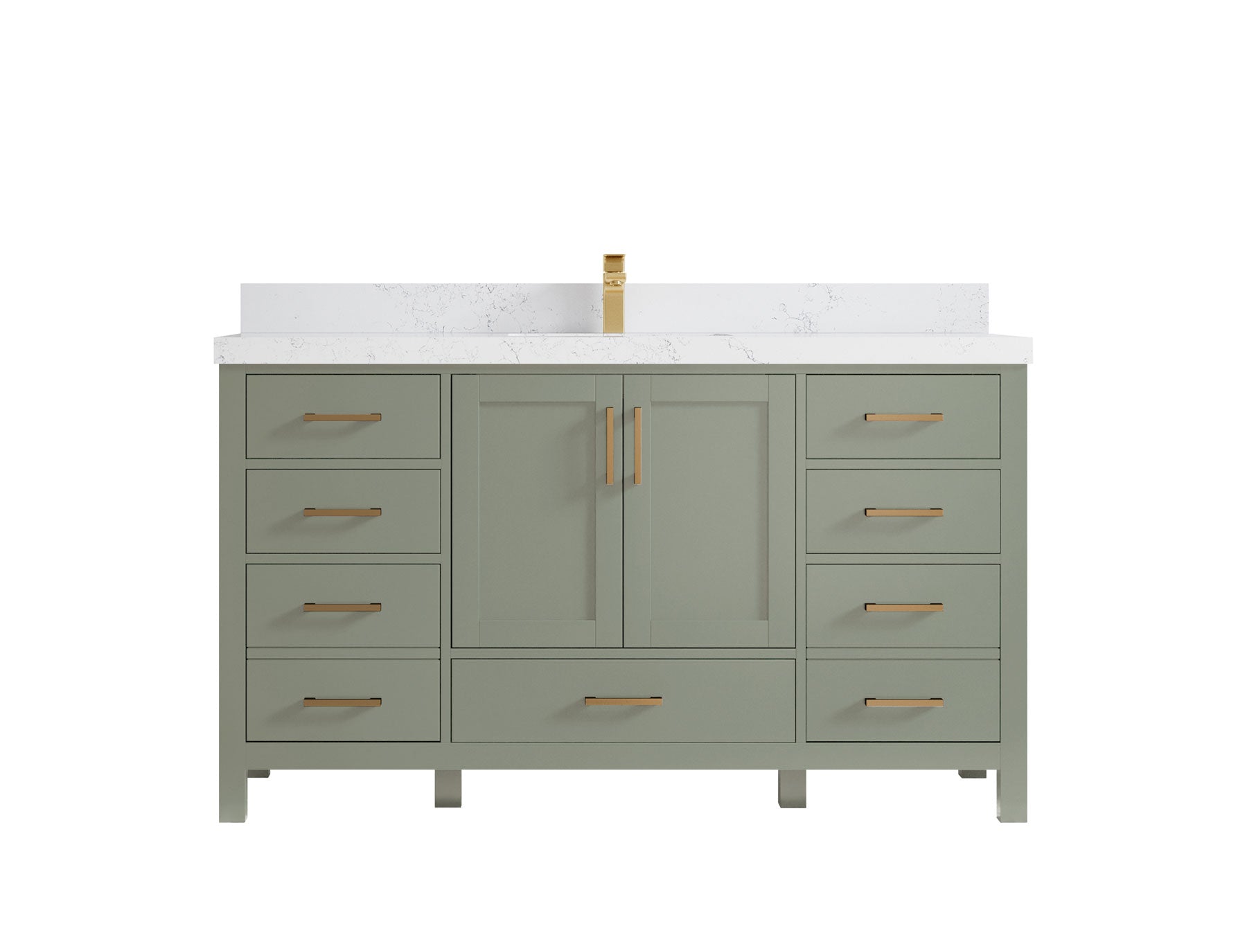 Malibu 60 in. W x 22 in. D Single Sink Bathroom Vanity - Willow Bath and Vanity