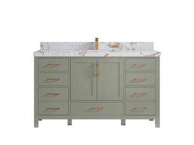 Malibu 60 in. W x 22 in. D Single Sink Bathroom Vanity - Willow Bath and Vanity