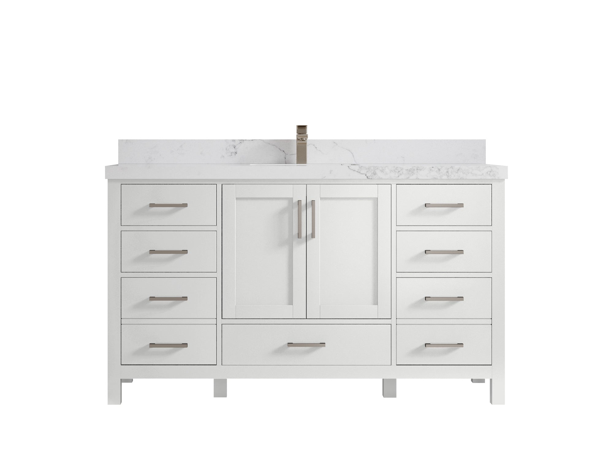 Malibu 60 in. W x 22 in. D Single Sink Bathroom Vanity - Willow Bath and Vanity