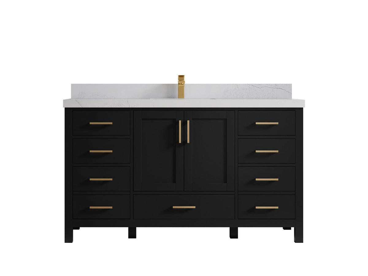 Malibu 60 in. W x 22 in. D Single Sink Bathroom Vanity - Willow Bath and Vanity