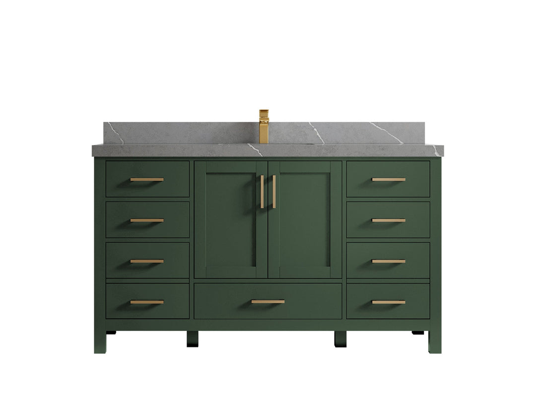 Malibu 60 in. W x 22 in. D Single Sink Bathroom Vanity - Willow Bath and Vanity