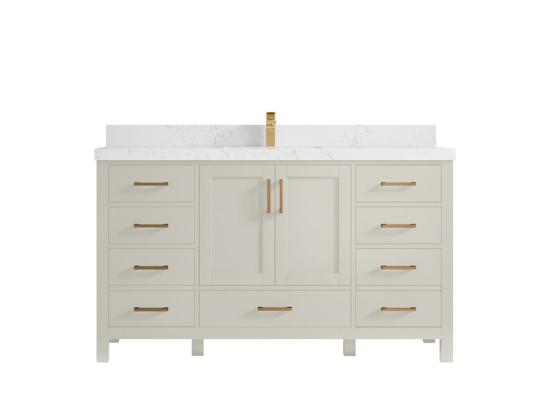 Malibu 60 in. W x 22 in. D Single Sink Bathroom Vanity - Willow Bath and Vanity