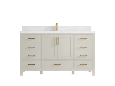 Malibu 60 in. W x 22 in. D Single Sink Bathroom Vanity - Willow Bath and Vanity