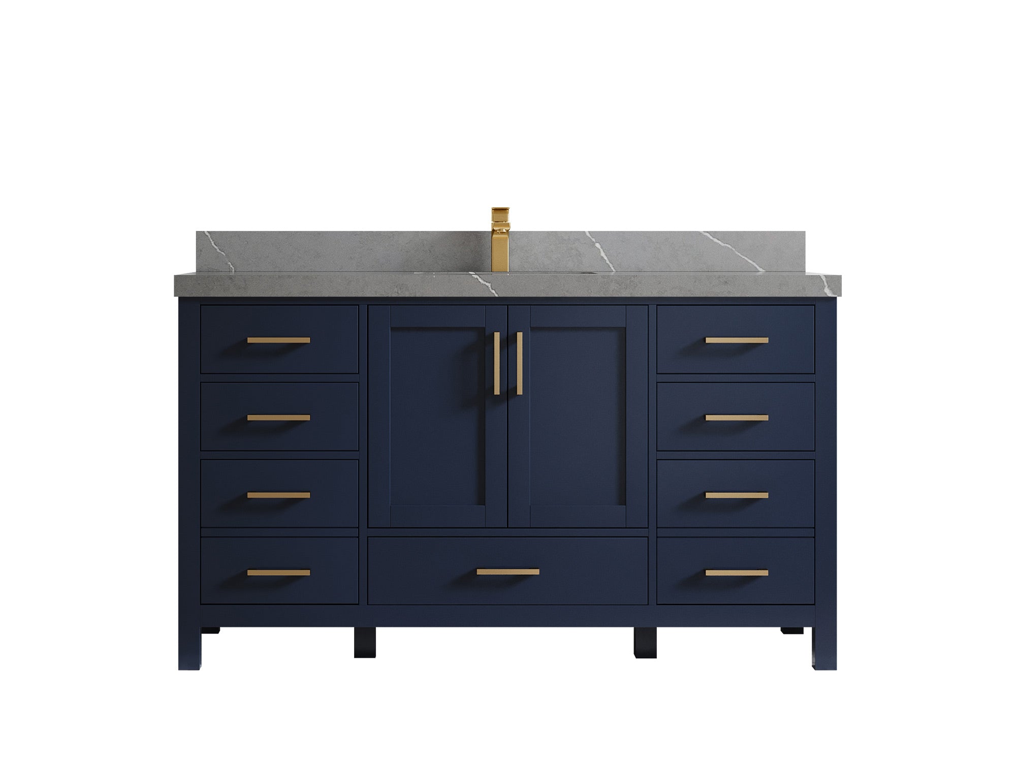 Malibu 60 in. W x 22 in. D Single Sink Bathroom Vanity - Willow Bath and Vanity