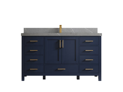 Malibu 60 in. W x 22 in. D Single Sink Bathroom Vanity - Willow Bath and Vanity