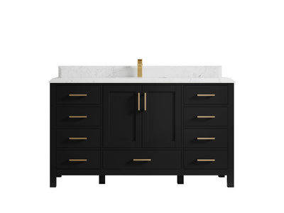 Malibu 60 in. W x 22 in. D Single Sink Bathroom Vanity - Willow Bath and Vanity