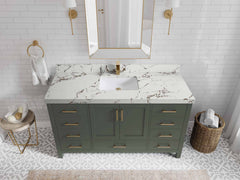 Malibu 60 in. W x 22 in. D Single Sink Bathroom Vanity - photo 39