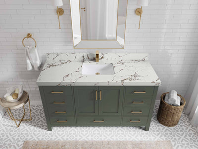 Malibu 60 in. W x 22 in. D Single Sink Bathroom Vanity - Willow Bath and Vanity