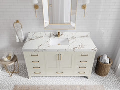 Malibu 60 in. W x 22 in. D Single Sink Bathroom Vanity - photo 34