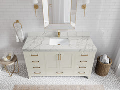 Malibu 60 in. W x 22 in. D Single Sink Bathroom Vanity - photo 40