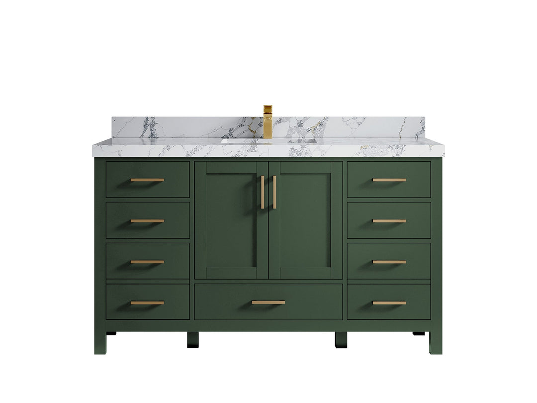 Malibu 60 in. W x 22 in. D Single Sink Bathroom Vanity - Willow Bath and Vanity