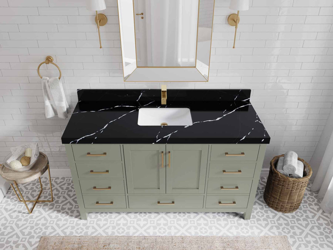 Malibu 60 in. W x 22 in. D Single Sink Bathroom Vanity - Willow Bath and Vanity