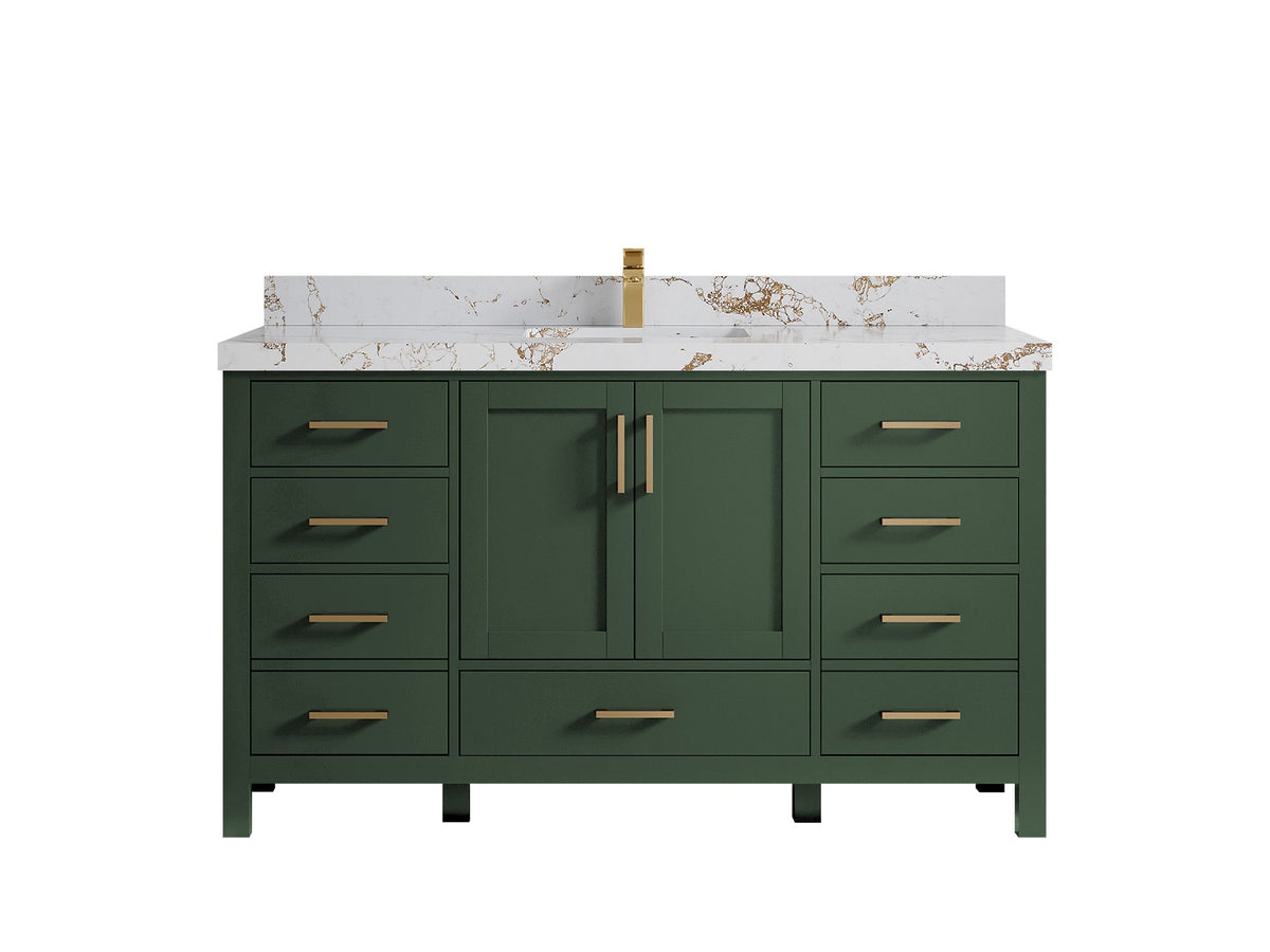 Malibu 60 in. W x 22 in. D Single Sink Bathroom Vanity - Willow Bath and Vanity