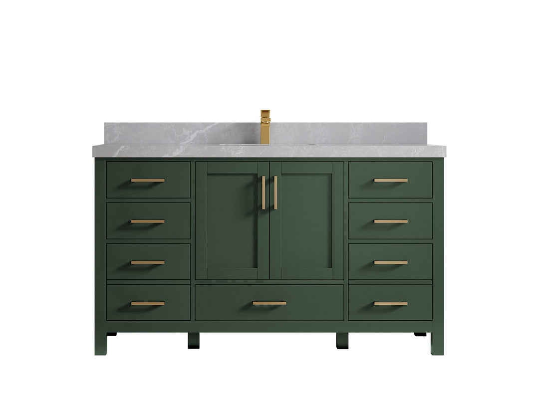 Malibu 60 in. W x 22 in. D Single Sink Bathroom Vanity - Willow Bath and Vanity