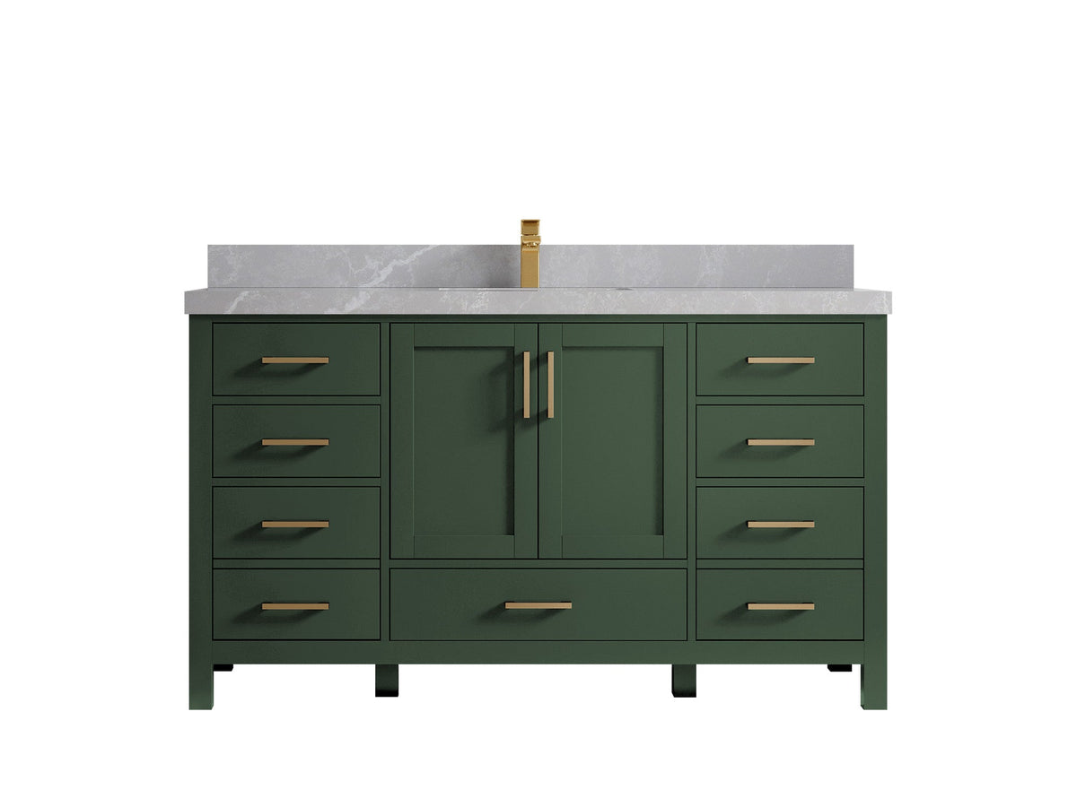 Malibu 60 in. W x 22 in. D Single Sink Bathroom Vanity - Willow Bath and Vanity