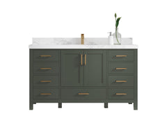 Malibu 60 in. W x 22 in. D Single Sink Bathroom Vanity - photo 1