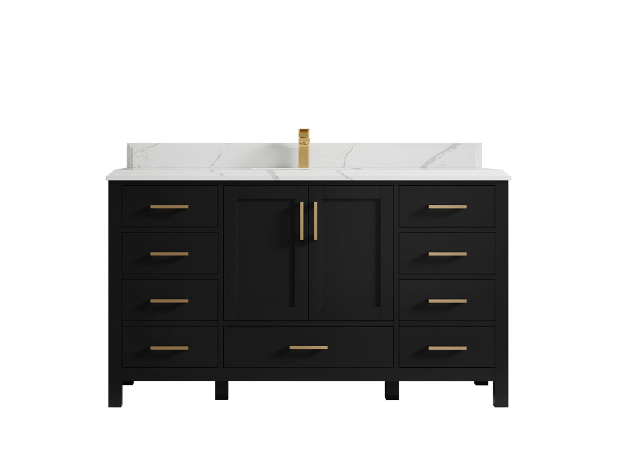 Malibu 60 in. W x 22 in. D Single Sink Bathroom Vanity - Willow Bath and Vanity
