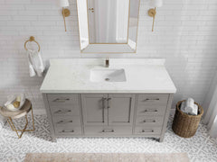 Malibu 60 in. W x 22 in. D Single Sink Bathroom Vanity - photo 30