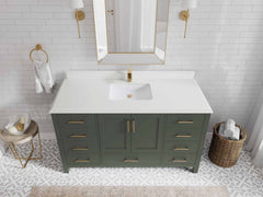 Malibu 60 in. W x 22 in. D Single Sink Bathroom Vanity - photo 31