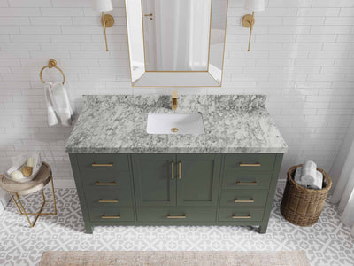 Malibu 60 in. W x 22 in. D Single Sink Bathroom Vanity - Willow Bath and Vanity