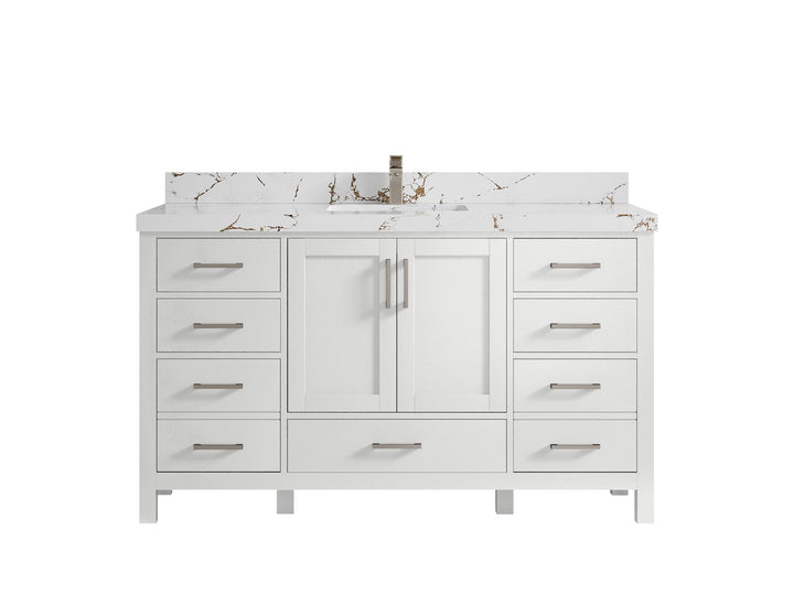 Malibu 60 in. W x 22 in. D Single Sink Bathroom Vanity - photo 33
