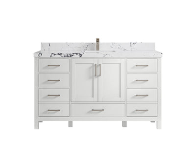 Malibu 60 in. W x 22 in. D Single Sink Bathroom Vanity - Willow Bath and Vanity