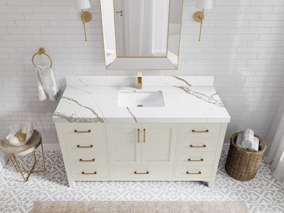 Malibu 60 in. W x 22 in. D Single Sink Bathroom Vanity - Willow Bath and Vanity
