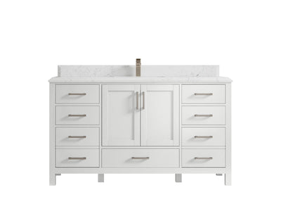 Malibu 60 in. W x 22 in. D Single Sink Bathroom Vanity - Willow Bath and Vanity
