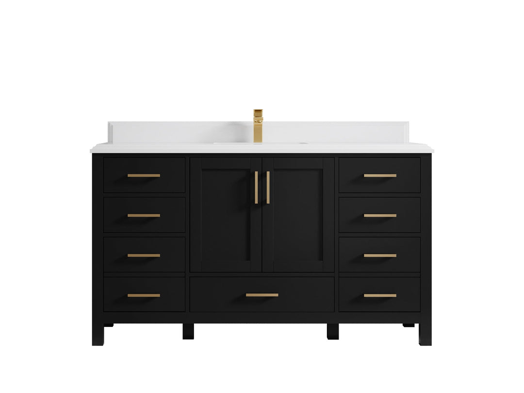Malibu 60 in. W x 22 in. D Single Sink Bathroom Vanity - Willow Bath and Vanity