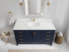 Malibu 60 in. W x 22 in. D Single Sink Bathroom Vanity - photo 24