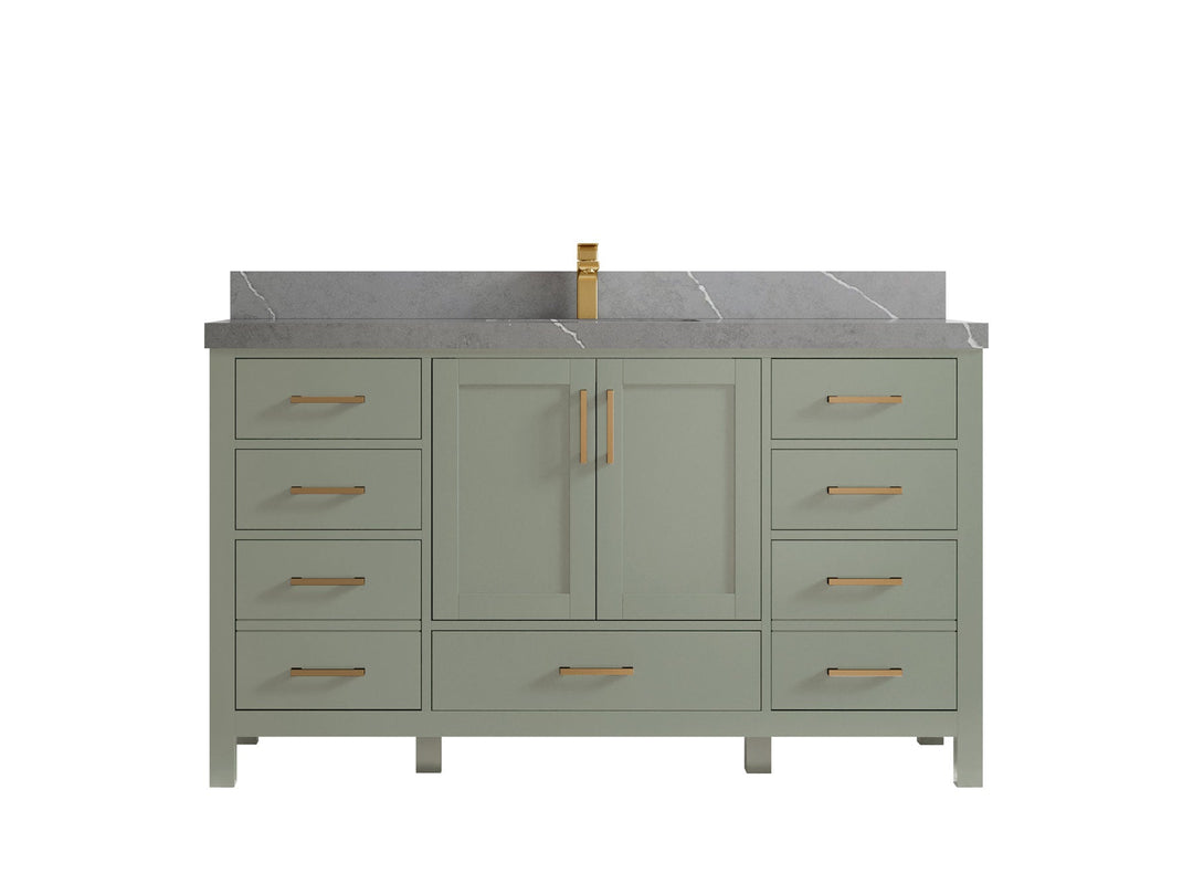 Malibu 60 in. W x 22 in. D Single Sink Bathroom Vanity - Willow Bath and Vanity