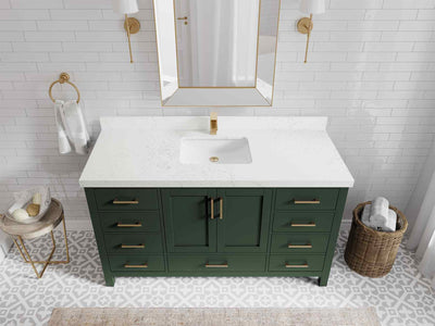 Malibu 60 in. W x 22 in. D Single Sink Bathroom Vanity - Willow Bath and Vanity
