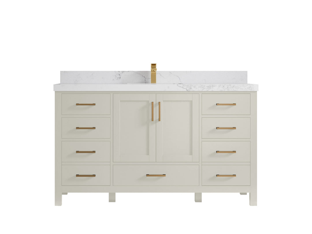 Malibu 60 in. W x 22 in. D Single Sink Bathroom Vanity - Willow Bath and Vanity