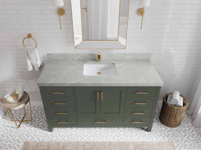 Malibu 60 in. W x 22 in. D Single Sink Bathroom Vanity - Willow Bath and Vanity