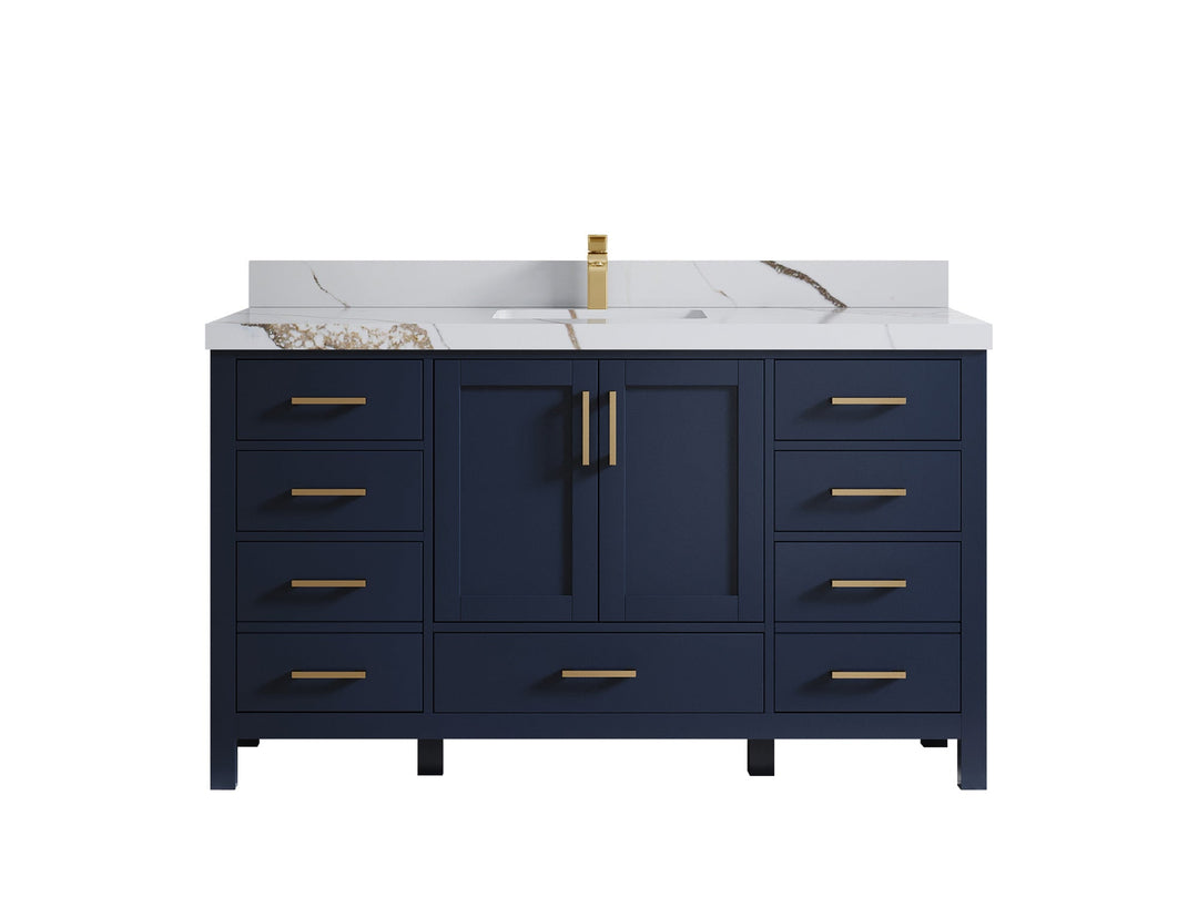 Malibu 60 in. W x 22 in. D Single Sink Bathroom Vanity - Willow Bath and Vanity