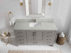 Malibu 60 in. W x 22 in. D Single Sink Bathroom Vanity - photo 32