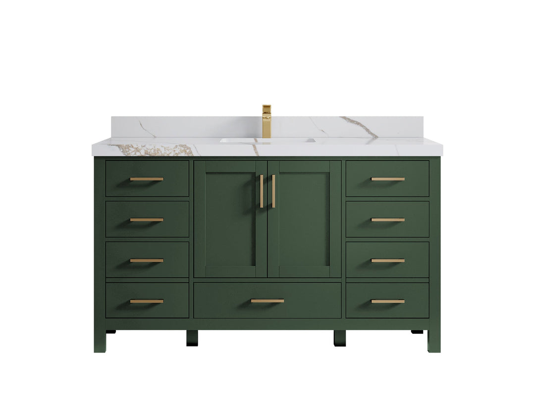 Malibu 60 in. W x 22 in. D Single Sink Bathroom Vanity - Willow Bath and Vanity
