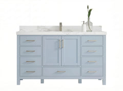 Malibu 60 in. W x 22 in. D Single Sink Bathroom Vanity - photo 1