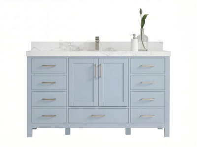 Malibu 60 in. W x 22 in. D Single Sink Bathroom Vanity - Willow Bath and Vanity