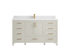Malibu 60 in. W x 22 in. D Single Sink Bathroom Vanity - photo 43