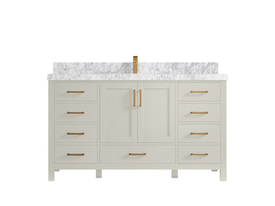 Malibu 60 in. W x 22 in. D Single Sink Bathroom Vanity - Willow Bath and Vanity