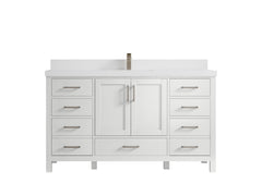 Malibu 60 in. W x 22 in. D Single Sink Bathroom Vanity - photo 41